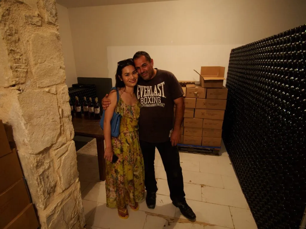 Angelos Tsangarides shows us the cellar