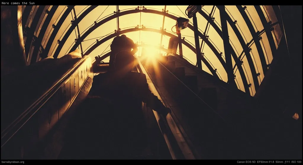 Here comes the Sun.