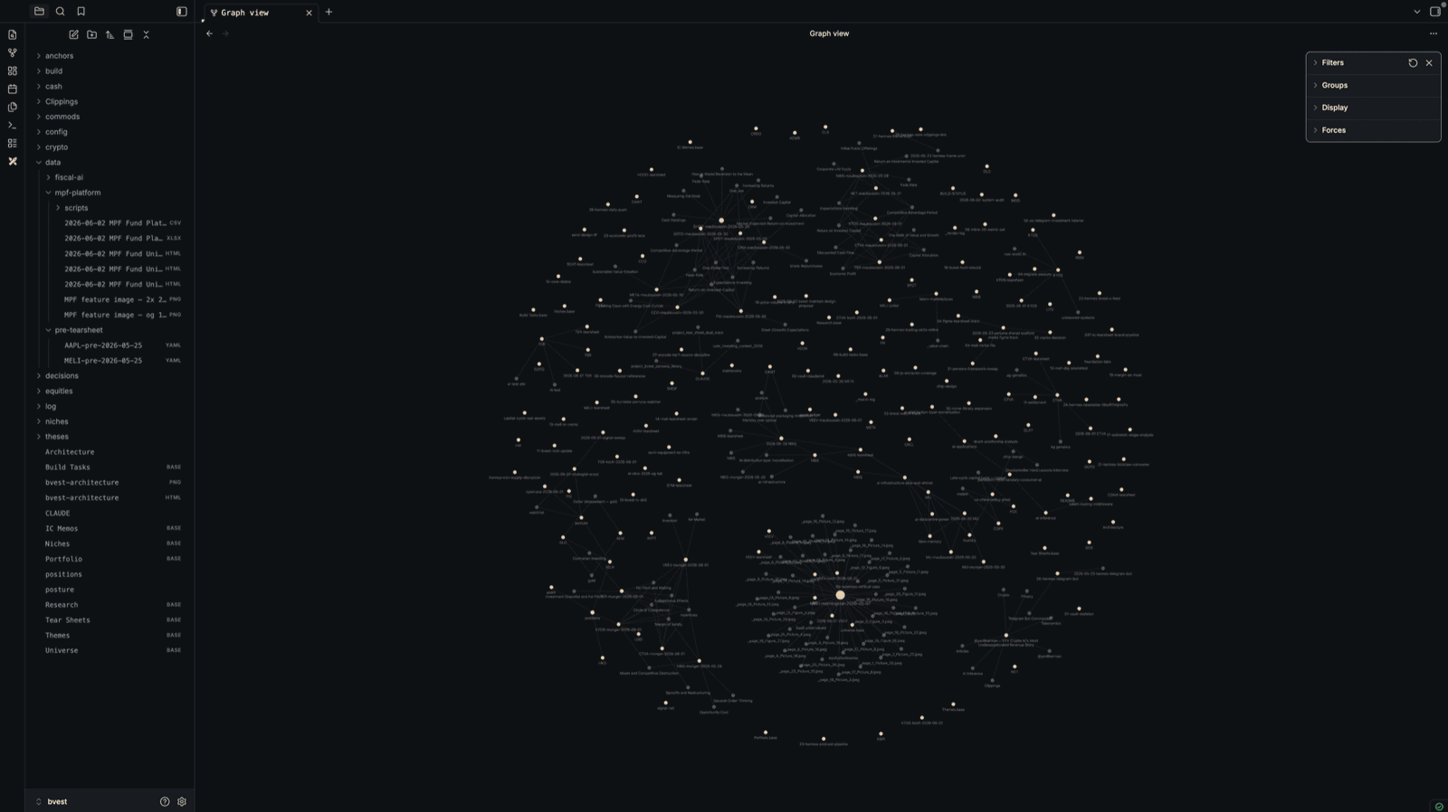 Obsidian graph view documentation