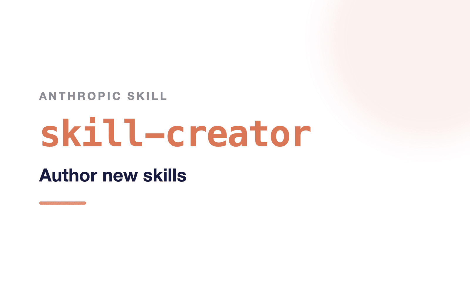 Claude skill-creator skill