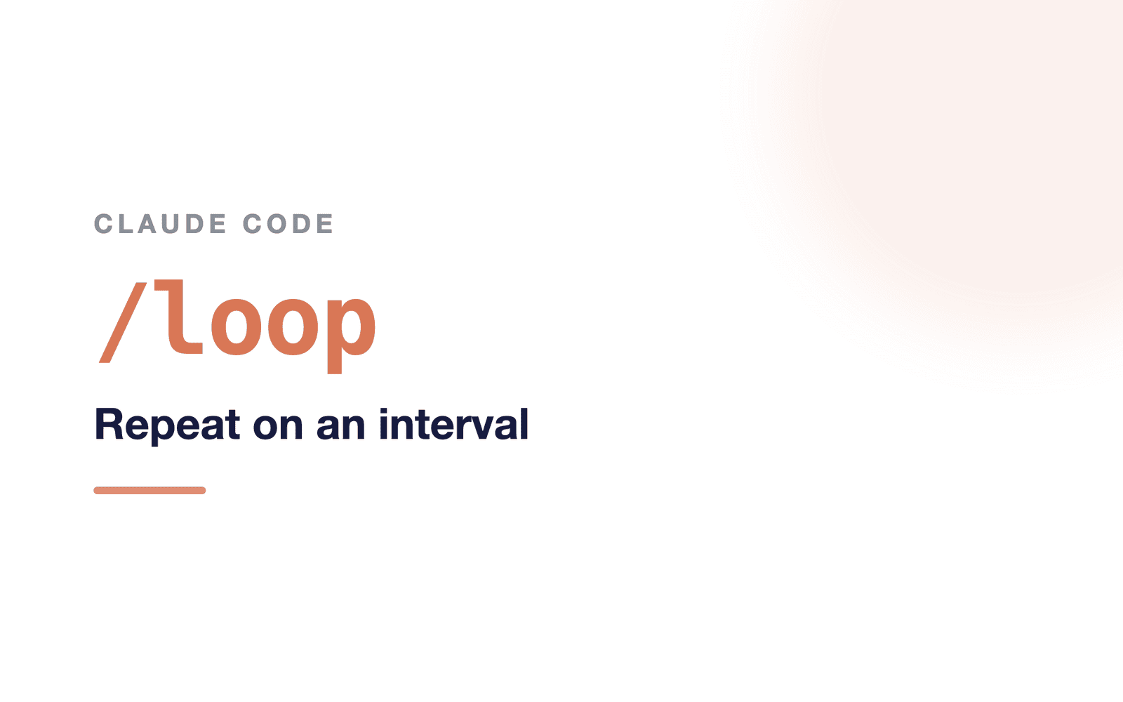 Claude Code /loop command