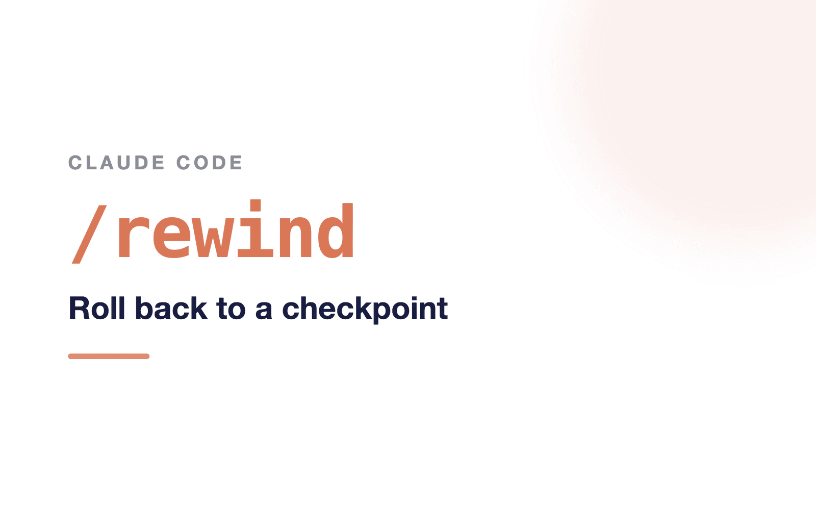 Claude Code /rewind command