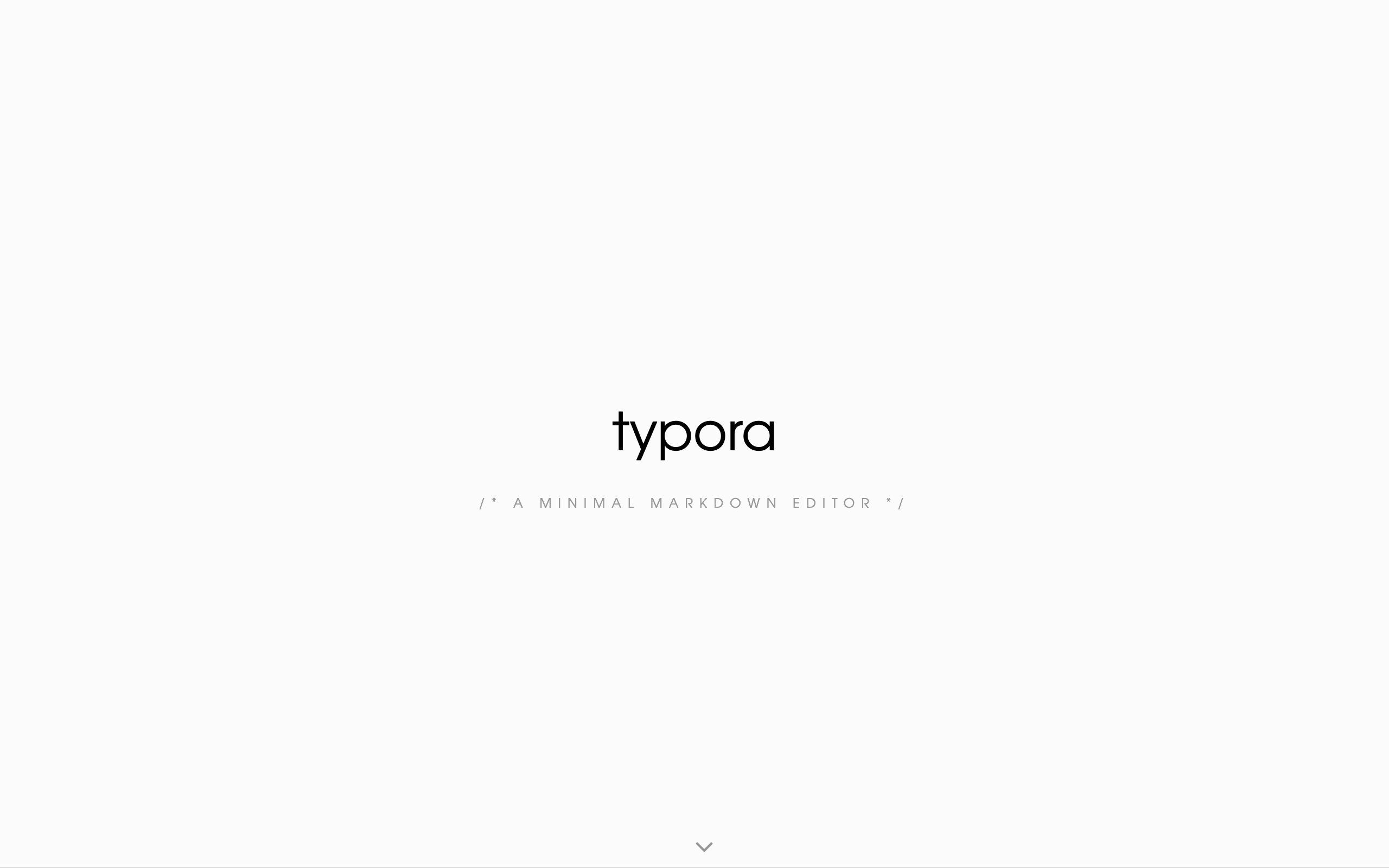 Typora minimal markdown editor