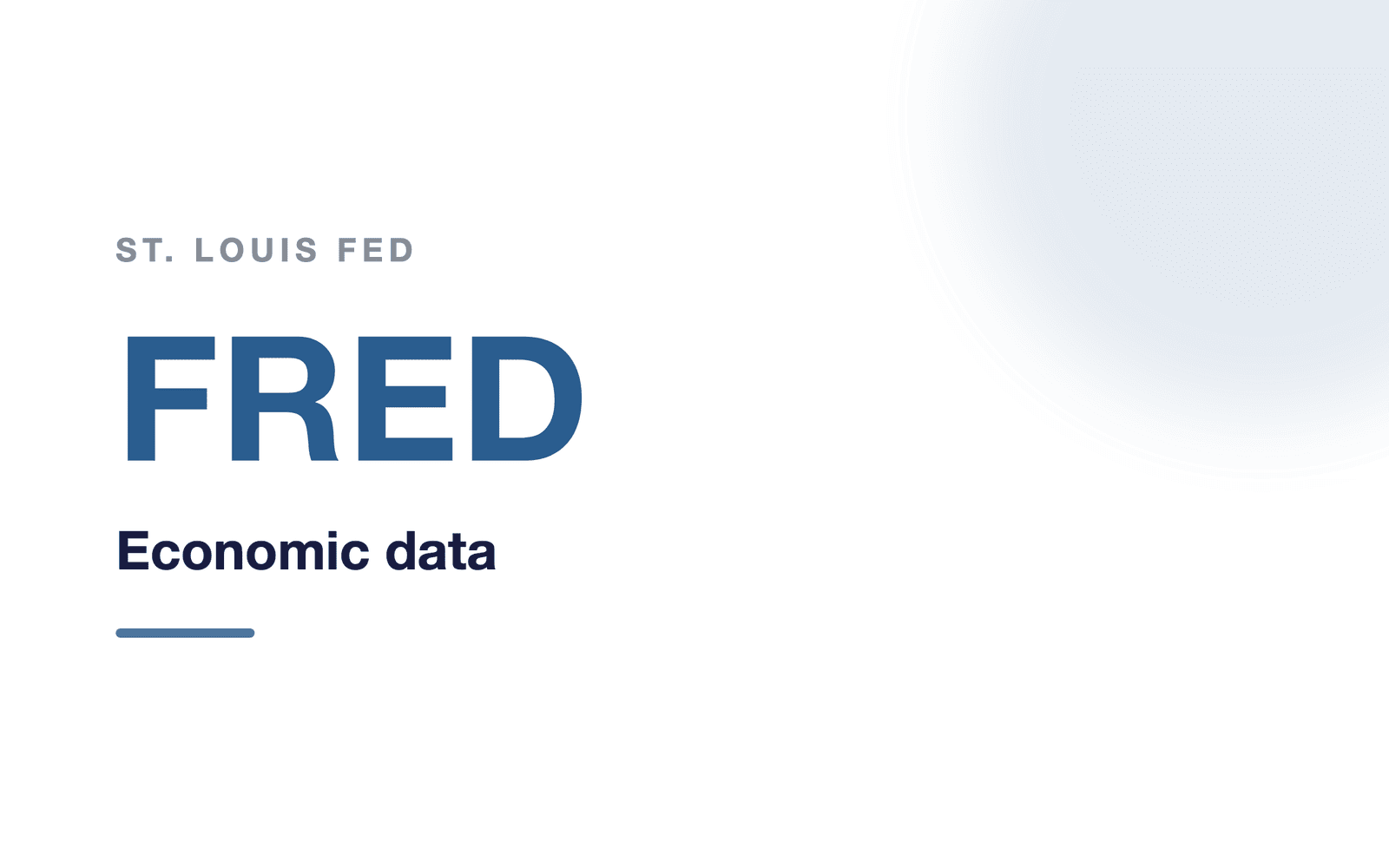 FRED Federal Reserve economic data