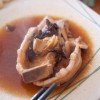 Red cooked pork steak (Hong Shao Pai Gu)