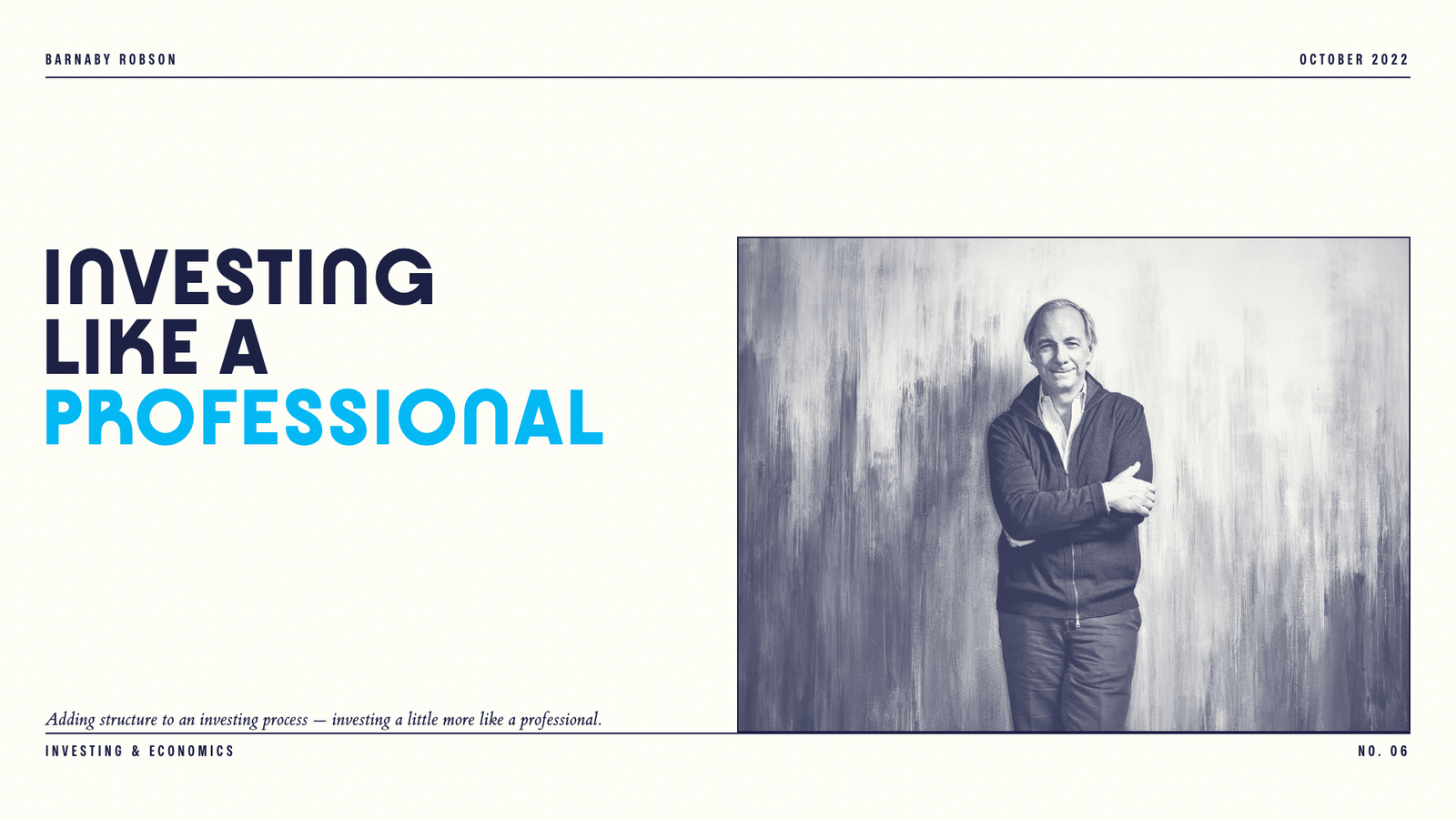 Investing like a professional