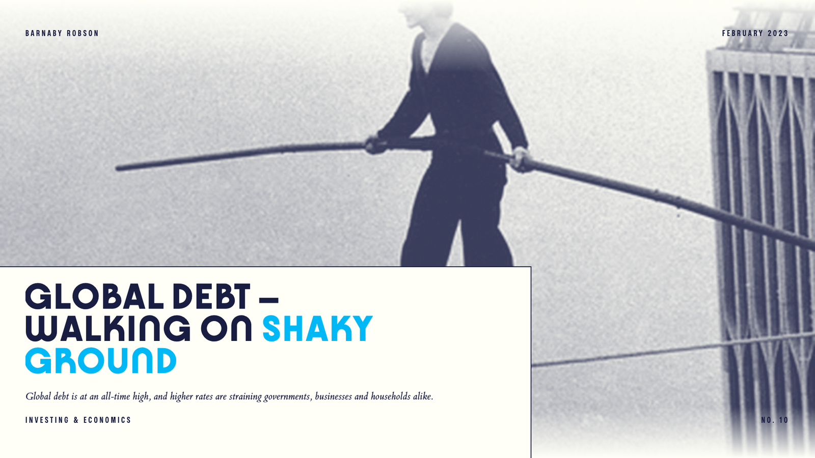 Global debt – walking on shaky ground