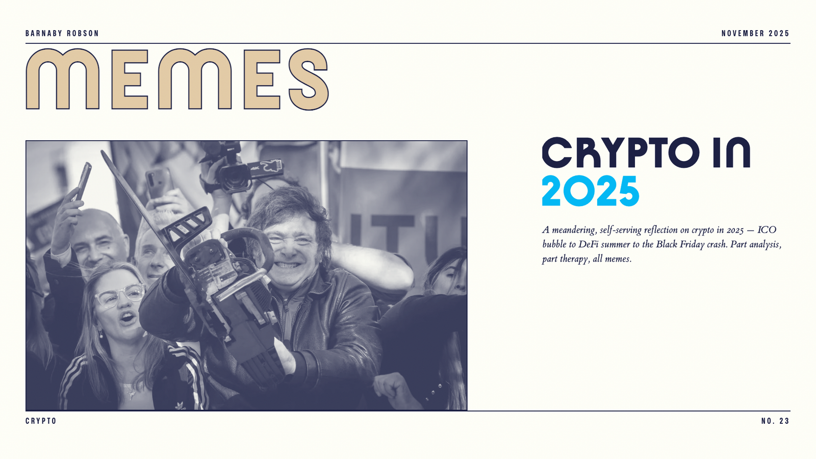 What I love and hate about Crypto in 2025 (in Memes)