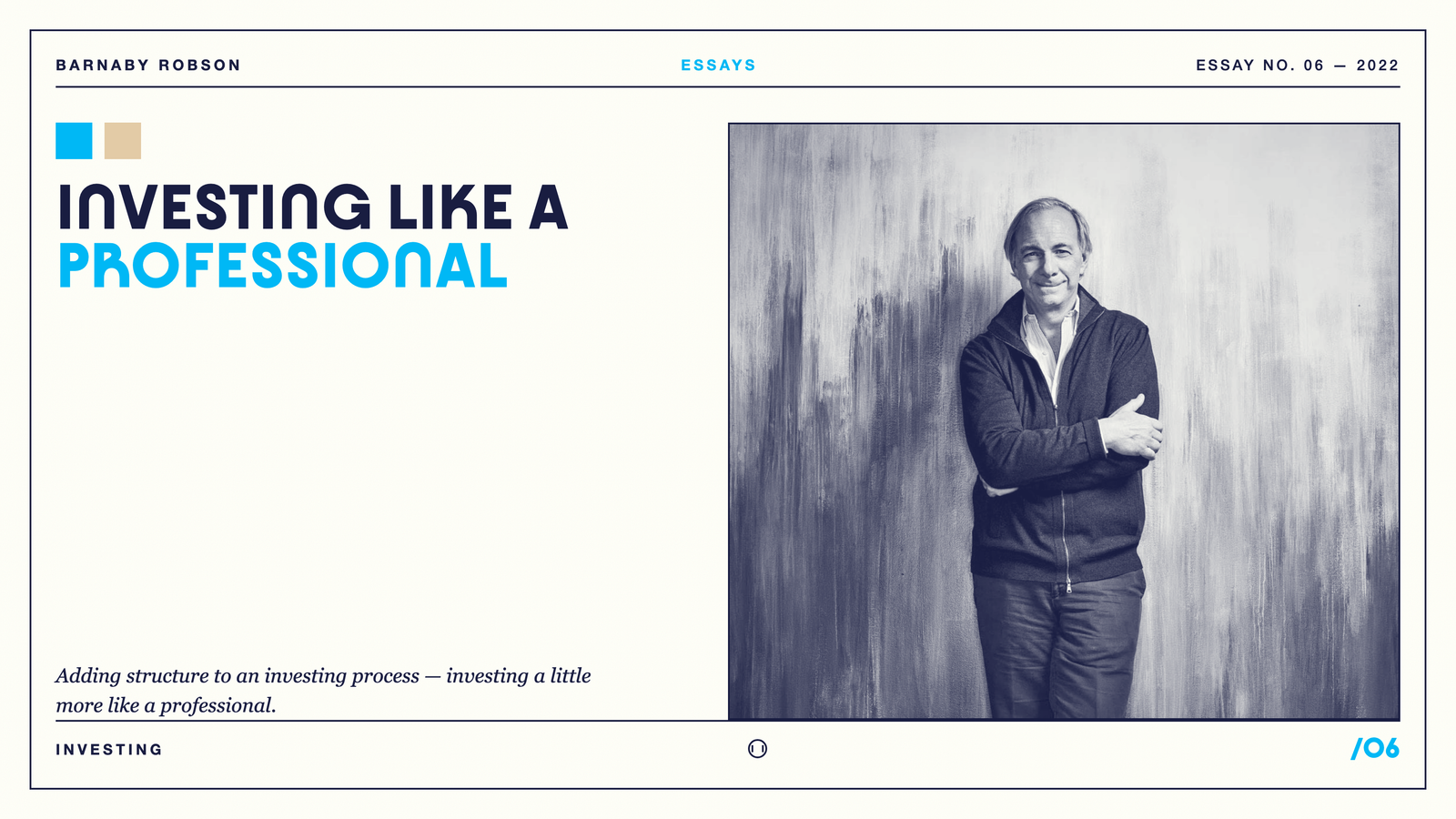 Investing like a professional
