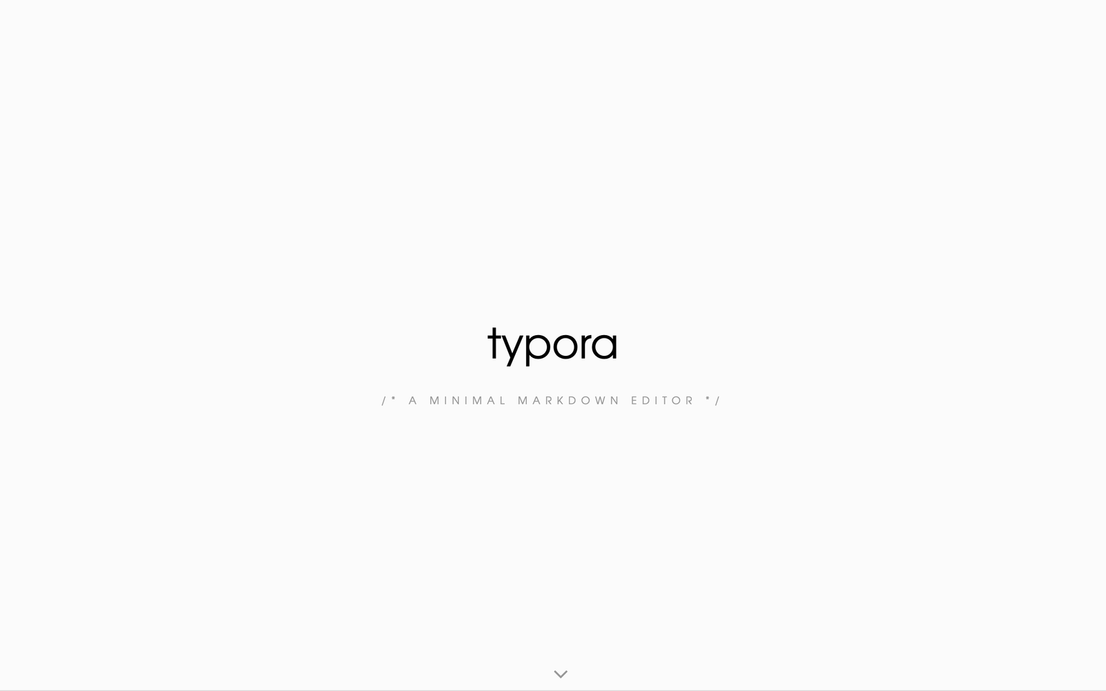 Typora minimal markdown editor