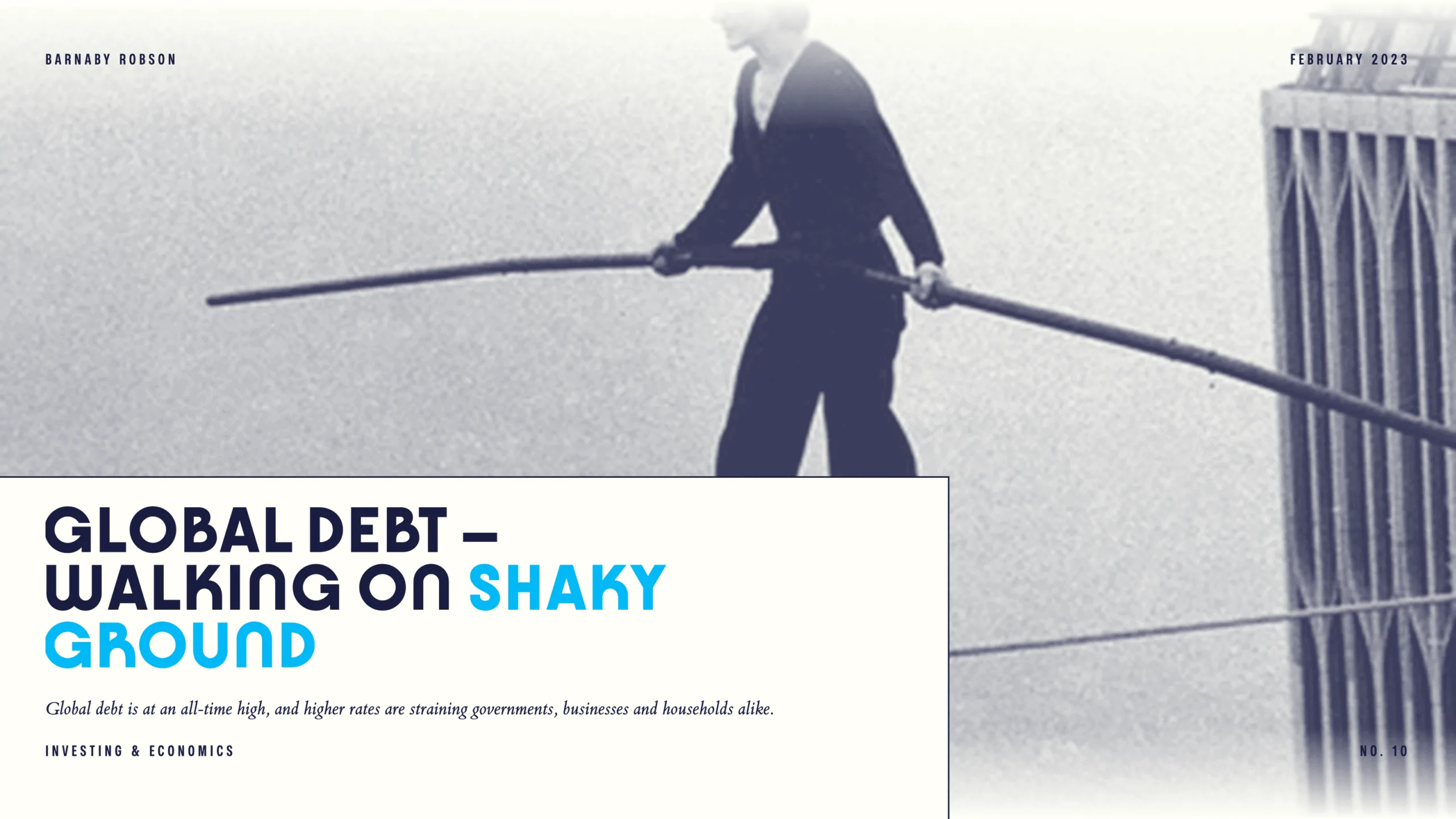 Global debt – walking on shaky ground