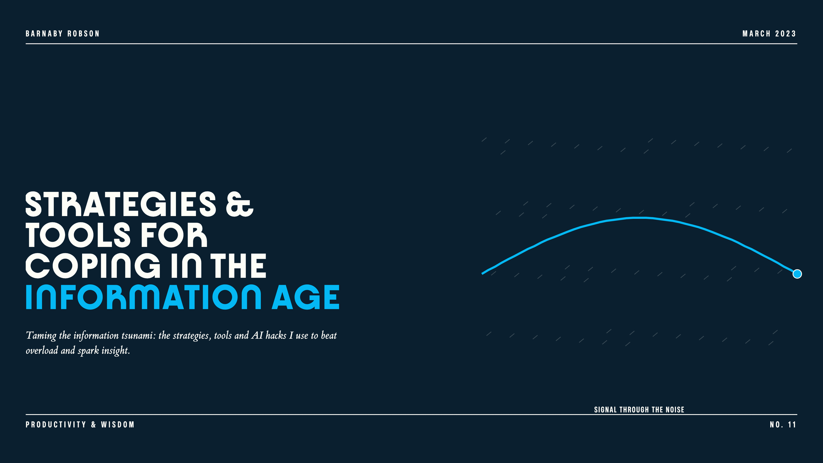 Strategies and tools for coping in the information age